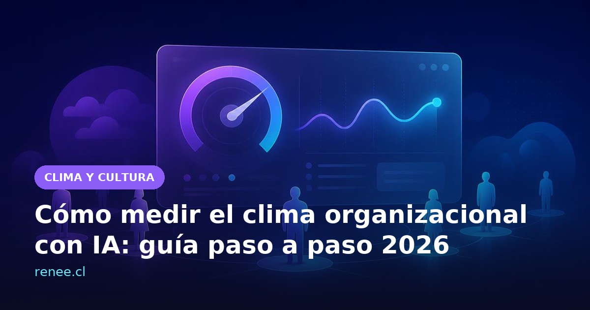 Imagen de portada del artículo: Cómo medir el clima organizacional con IA: guía paso a paso 2026